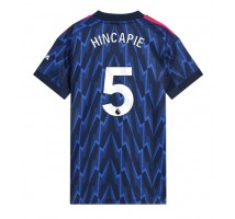 Arsenal Piero Hincapie #5 Koszulka Wyjazdowa damskie 2025-26 Krótki Rękaw